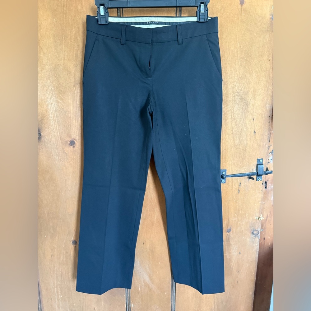 Theory Black Trousers